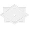 Ekena Millwork Axel Architectural Grade PVC Contemporary Ceiling Medallion, 32"OD x 3"ID x 17 3/4"C x 1"P CMP32AL-03000 - alternate 4